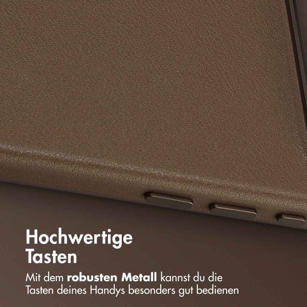 Accezz MagSafe Leather Backcover Apple iPhone Air - Kaffeebraun