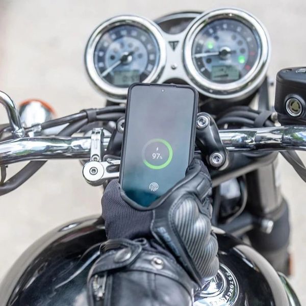 SP Connect Charging Anti Vibration Module SPC+ Motorrad - Chrome