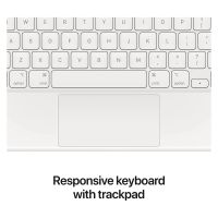 Apple Magic Keyboard Apple iPad Air 11 Zoll (2026) M4 / (2025) M3 / (2024) M2 / Air 5 (2022) / Air 4 (2020) / Pro 11 (2018/2020/2021/2022) - QWERTY / IT - Weiß
