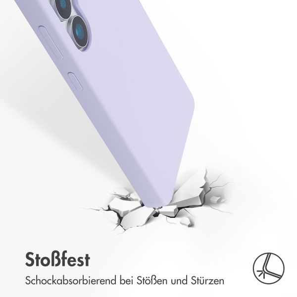 Accezz Liquid Silikoncase Samsung Galaxy S25 Ultra - Violett
