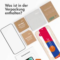 Accezz Vollflächige Schutzfolie aus gehärtetem Glas mit Applikator Samsung Galaxy A55 (5G) / A35