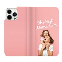 Gestalte deine eigene Compact Gel Klapphülle Apple iPhone 13 Pro Max - Weiß