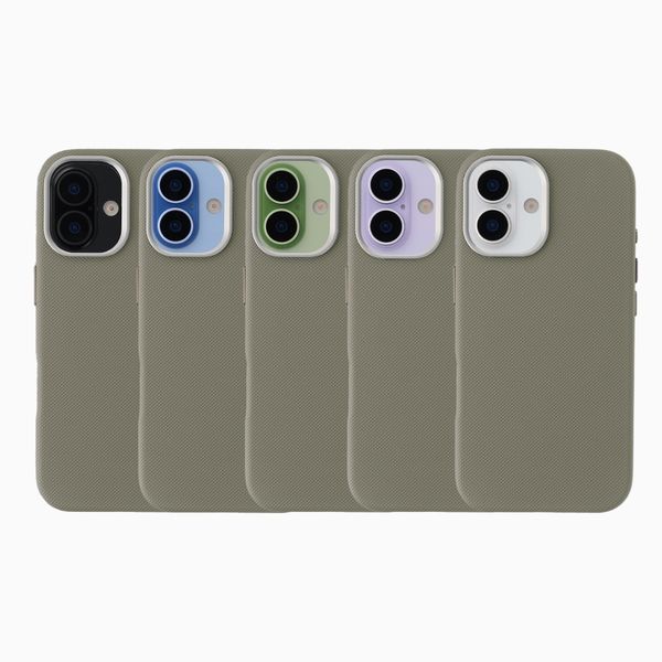 Accezz Mesh Backcover mit MagSafe Apple iPhone 17 - Dunkelgrau