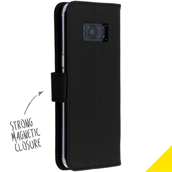 Accezz Wallet TPU Klapphülle Samsung Galaxy S8 - Schwarz