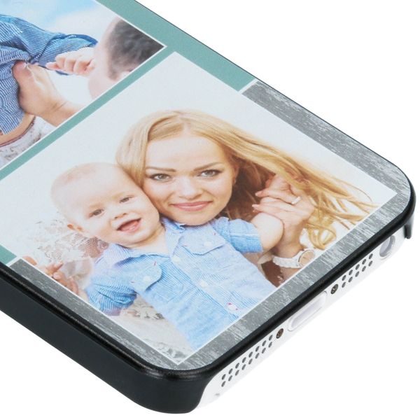 Gestalte deine eigene Hardcase Hülle Apple iPhone SE (2016) / 5 / 5s - Schwarz