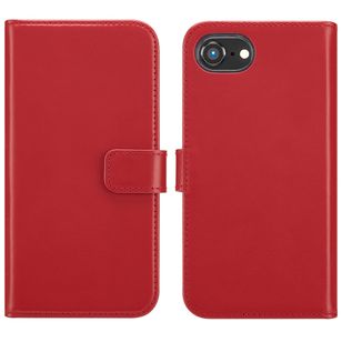 Selencia Echtleder Klapphülle Apple iPhone 17e / 16e - Rot