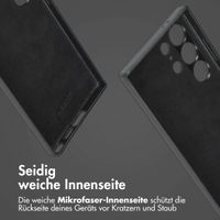 Accezz 2-in-1 Klapphülle aus Leder mit MagSafe Samsung Galaxy S24 Ultra - Onyx Black