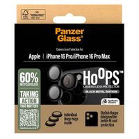 PanzerGlass Hoops Optic Rings Kameraschutz Apple iPhone 16 Pro / 16 Pro Max - Schwarz