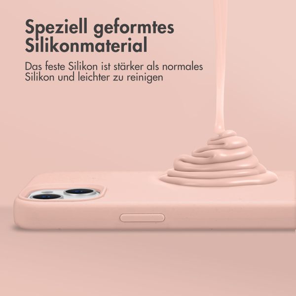 Accezz Liquid Silikoncase mit MagSafe Apple iPhone 14 / 13 - Rosa