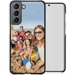 Gestalte deine eigene Hardcase Hülle Samsung Galaxy S21 FE - Schwarz