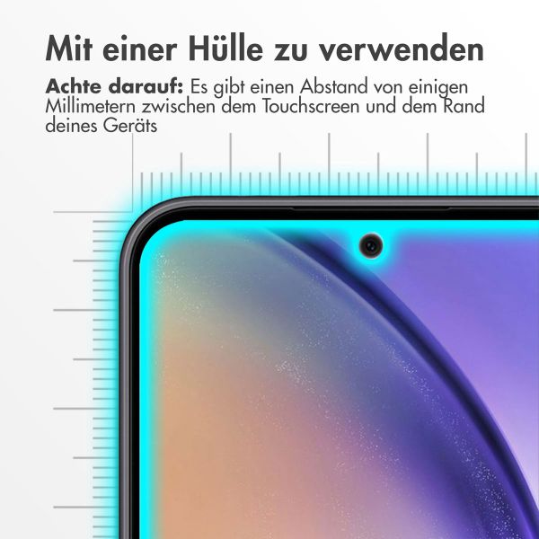 Accezz Displayschutz 2er-pack aus gehärtetem Glas Samsung Galaxy A54 (5G) / S23 FE