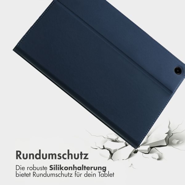 Accezz Classic Klapphülle Samsung Galaxy Tab A9 Plus - Dunkelblau