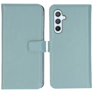 Selencia Echtleder Klapphülle Samsung Galaxy A54 (5G) - Air Blue