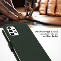 Selencia Echtleder Klapphülle Samsung Galaxy A23 (5G) - Grün