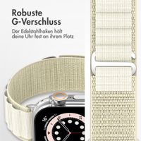 Accezz Nylon Alpine Armband für Apple Watch | 44/45/46/49 mm - Polarstern