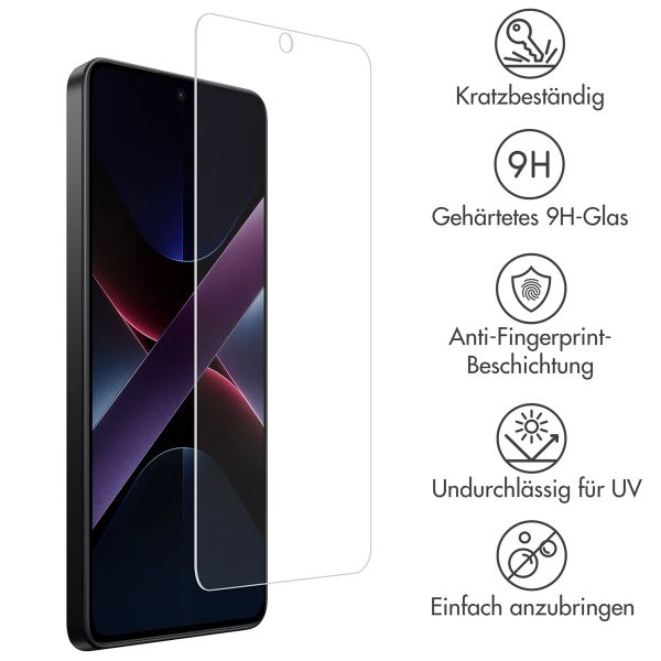 Accezz Screen Protector aus gehärtetem Glas Xiaomi Poco X7 Pro