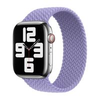 Apple Geflochtenes Solo Loop für  Apple Watch | 38/40/41/42 mm - Größe 4 - Lavender