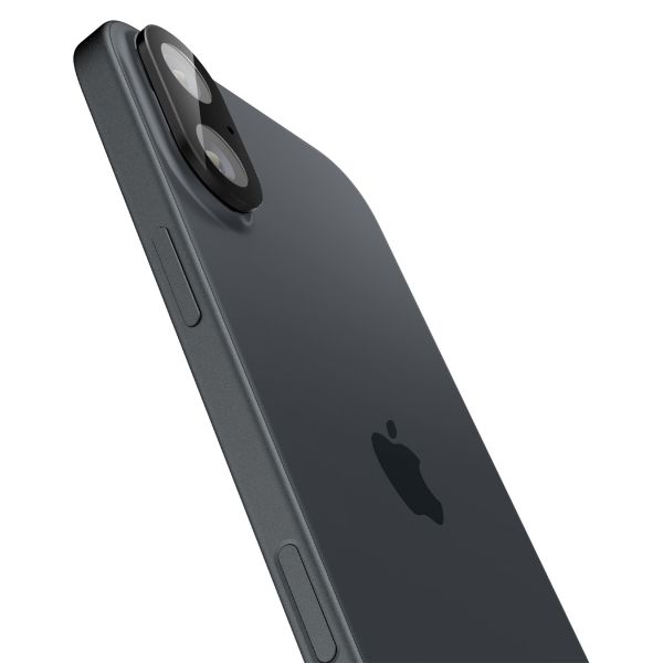 Spigen GLAStR Optik Camera Lens Protector - Kamerainsel-Schutz (2er-Pack) Apple iPhone 16 / 16 Plus - Schwarz