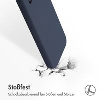 Accezz Liquid Silikoncase Google Pixel 9A - Dunkelblau