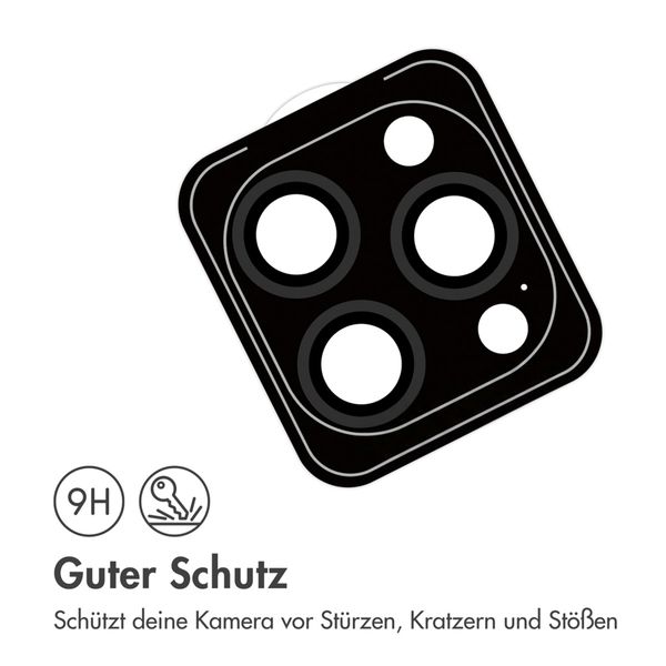 imoshion Kameraschutz Glas 2er-Pack Apple iPhone 15 Pro / 15 Pro Max - Black Titanium