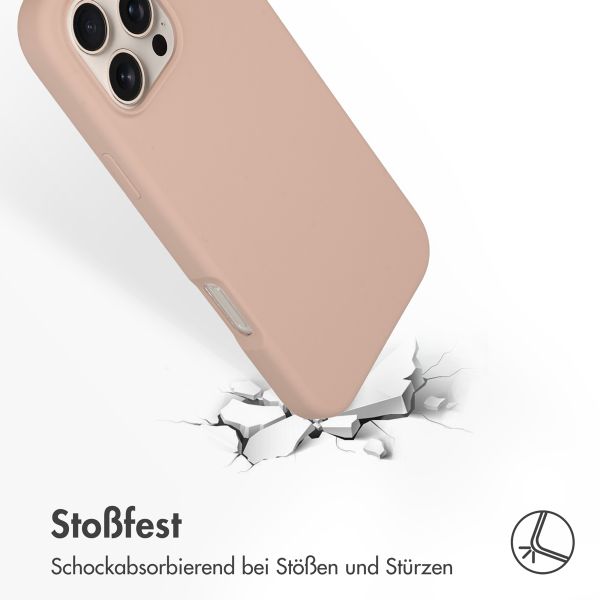 Accezz Liquid Silikoncase mit MagSafe Apple iPhone 16 Pro Max - Rosa