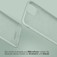 Accezz Liquid Silikoncase Apple iPhone 12 (Pro) - Sky Blue