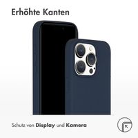 Accezz Liquid Silikoncase mit MagSafe Apple iPhone 15 Pro - Dunkelblau