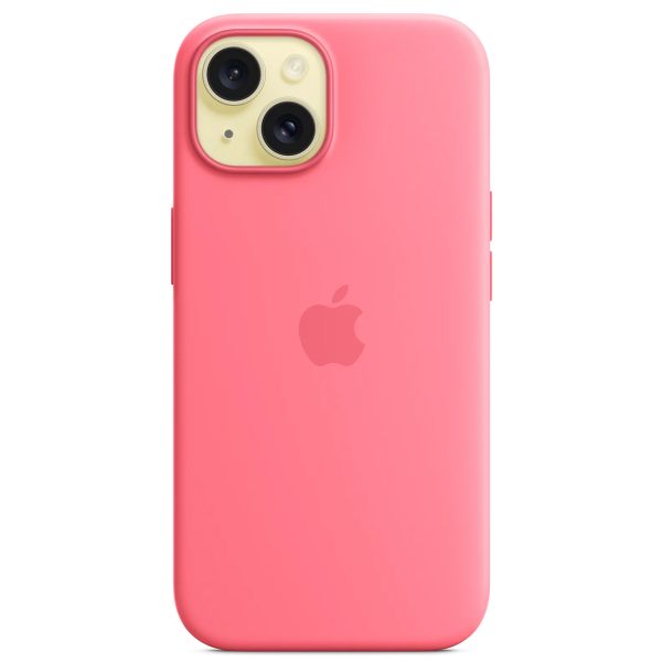 Apple Silikon-Case MagSafe Apple iPhone 15 - Rosa