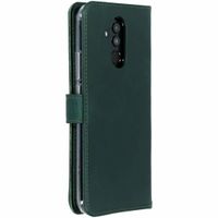 Selencia Echtleder Klapphülle Huawei Mate 20 Lite - Grün