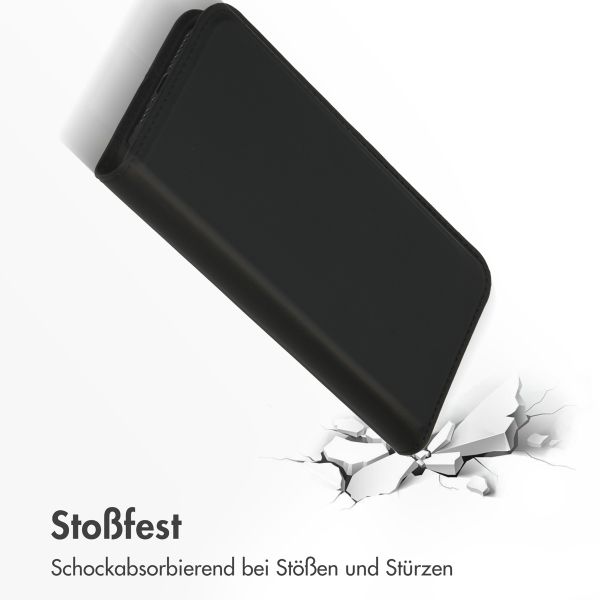 Accezz Premium Leather Slim Klapphülle Apple iPhone 15 Pro - Schwarz