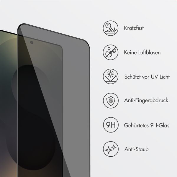 Accezz Sichtschutz-Schutzglas mit Applikator Samsung Galaxy S26 Ultra