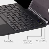 Accezz Magnetische Bluetooth Tastatur Apple iPad 11 (2025) 11 Zoll A16 / iPad 10 (2022) 10.9 Zoll - QWERTY / NL - Schwarz