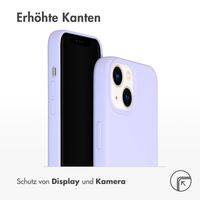 Accezz Liquid Silikoncase mit MagSafe Apple iPhone 14 / 13 - Violett