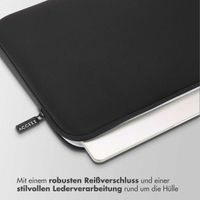 Accezz Laptop Hülle 15-16 Zoll - Laptop Sleeve - Schwarz