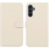 Selencia Echtleder Klapphülle Samsung Galaxy A15 (5G) - Greige