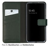 Selencia Echtleder Klapphülle Samsung Galaxy S23 - Grün