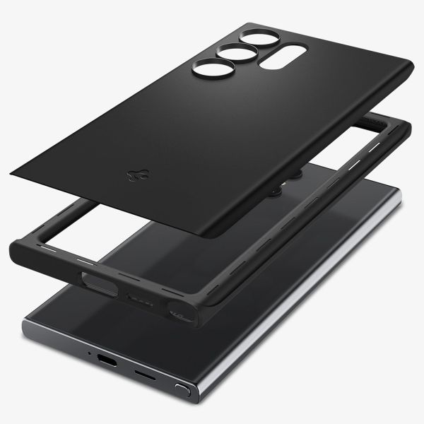 Spigen Thin Fit Backcover Samsung Galaxy S24 Ultra - Schwarz