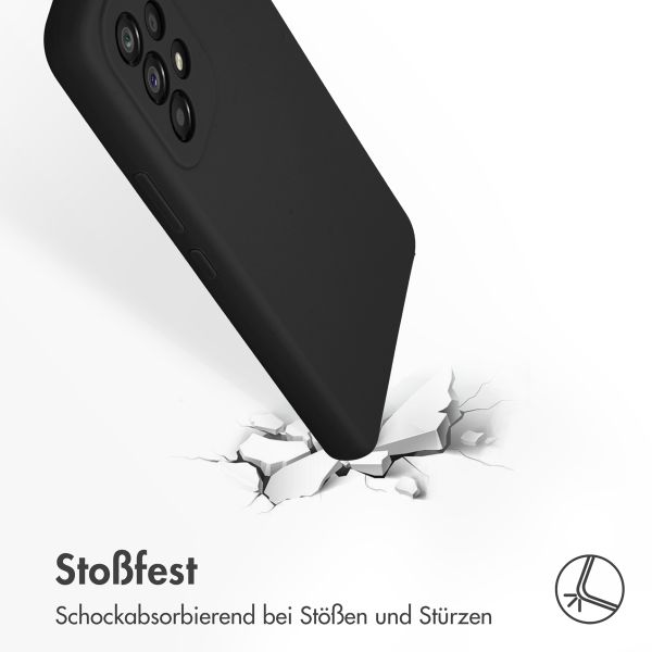 Accezz Liquid Silikoncase Samsung Galaxy A53 - Schwarz