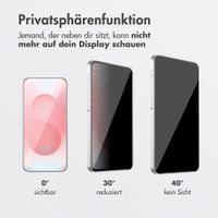 Accezz Sichtschutz-Schutzglas mit Applikator Samsung Galaxy S26