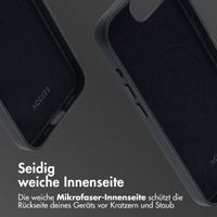 Accezz MagSafe Leather Backcover Apple iPhone 17e / 16e - Onyx Black