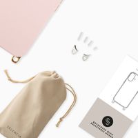 Selencia Rivièra Backcover mit MagSafe mit abnehmbaren Haken Samsung Galaxy A18 / A17 / A16 / A26 - Sorbet Pink