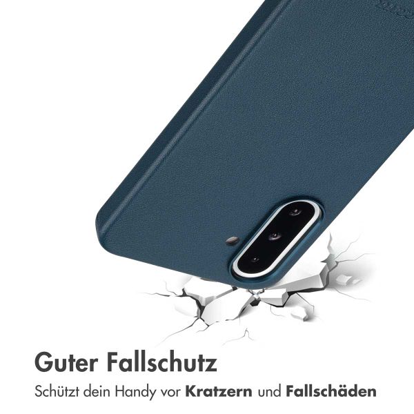 Accezz MagSafe Leather Backcover Samsung Galaxy A36 / A56 - Nightfall Blue