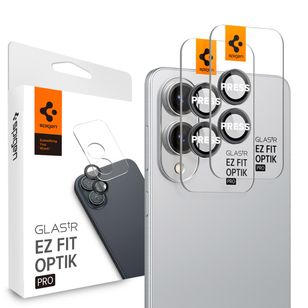 Spigen Optik Pro EZ Fit Lens Protector - Kameralinsenschutz (2er-Pack) für das Samsung Galaxy S25 Edge