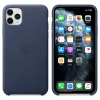 Apple Leder-Case Apple iPhone 11 Pro Max - Midnight Blue