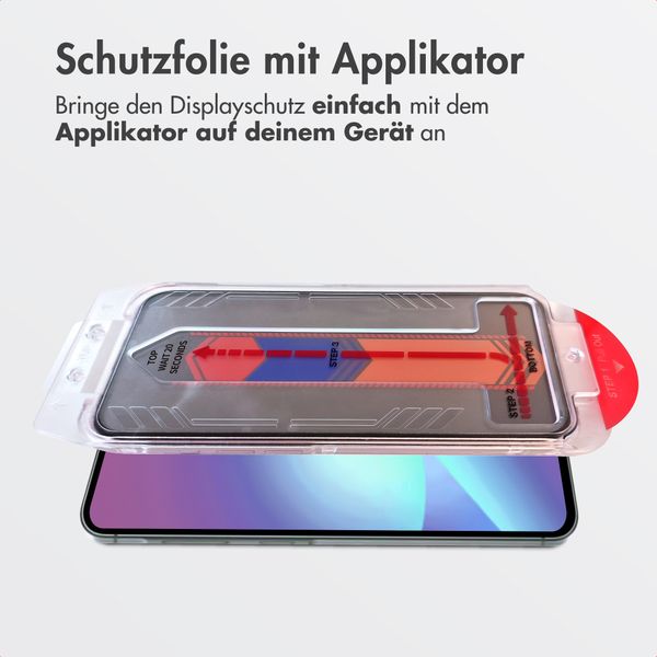 Accezz Sichtschutz-Schutzglas mit Applikator Samsung Galaxy A57 (5G)