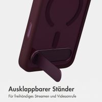 Accezz Hold Backcover mit MagSafe Apple iPhone 18 Pro Max / 17 Pro Max - Dark Cherry