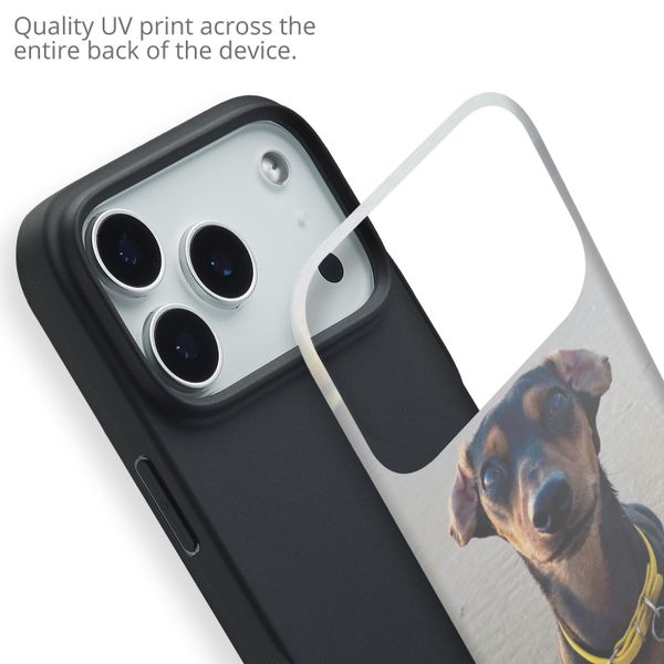 Gestalte deine eigene Gel Hülle Apple iPhone 18 Pro Max / 17 Pro Max - Schwarz