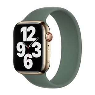 Apple Silikon Solo Loop für  Apple Watch | 38/40/41/42 mm - Größe 2 - Eucalyptus