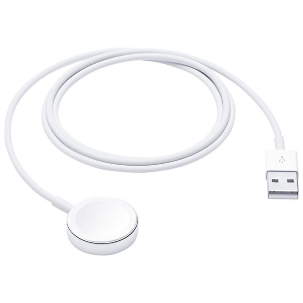 Apple ﻿Magnetisches Schnellladekabel für die Apple Watch mit USB-A-Anschluss – 2 Meter – Weiß