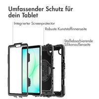 Accezz Robustes Back Cover mit Schultergurt Samsung Galaxy Tab A11 Plus - Schwarz